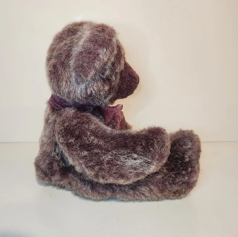 8” Vintage Russ Berrie Boysenberry Purple Bear stuffed animal